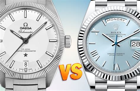 rolex vs omega which is better|rolex 228235 vs omega moonshine.